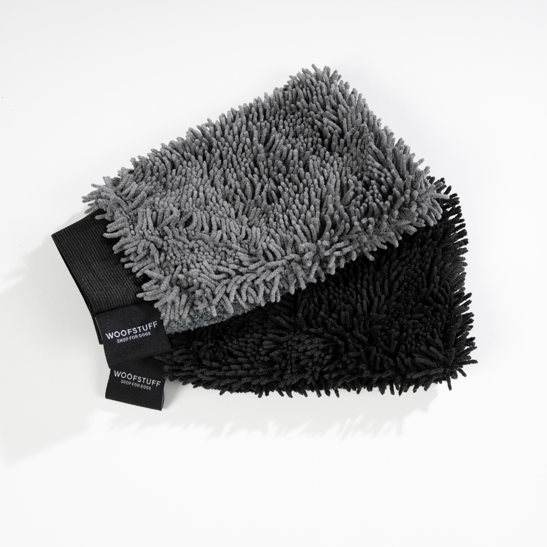 Hunde-Trockenhandschuh-Quick-Dry-Graphit-Anthrazit