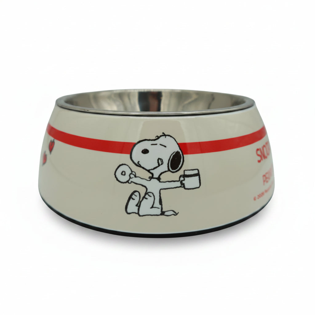Hundenapf-Snoopy-Beige