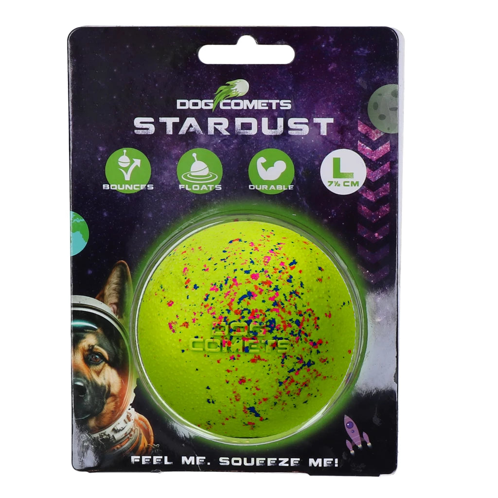 Hundespielzeug-Dog-Comets-Stardust-Ball-Gruen-L