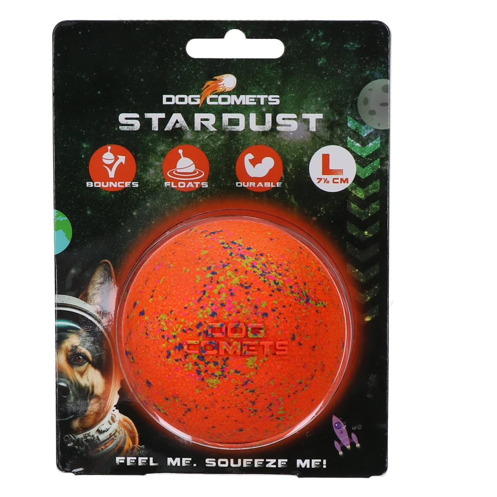 Hundespielzeug-Dog-Comets-Stardust-Ball-Orange-L