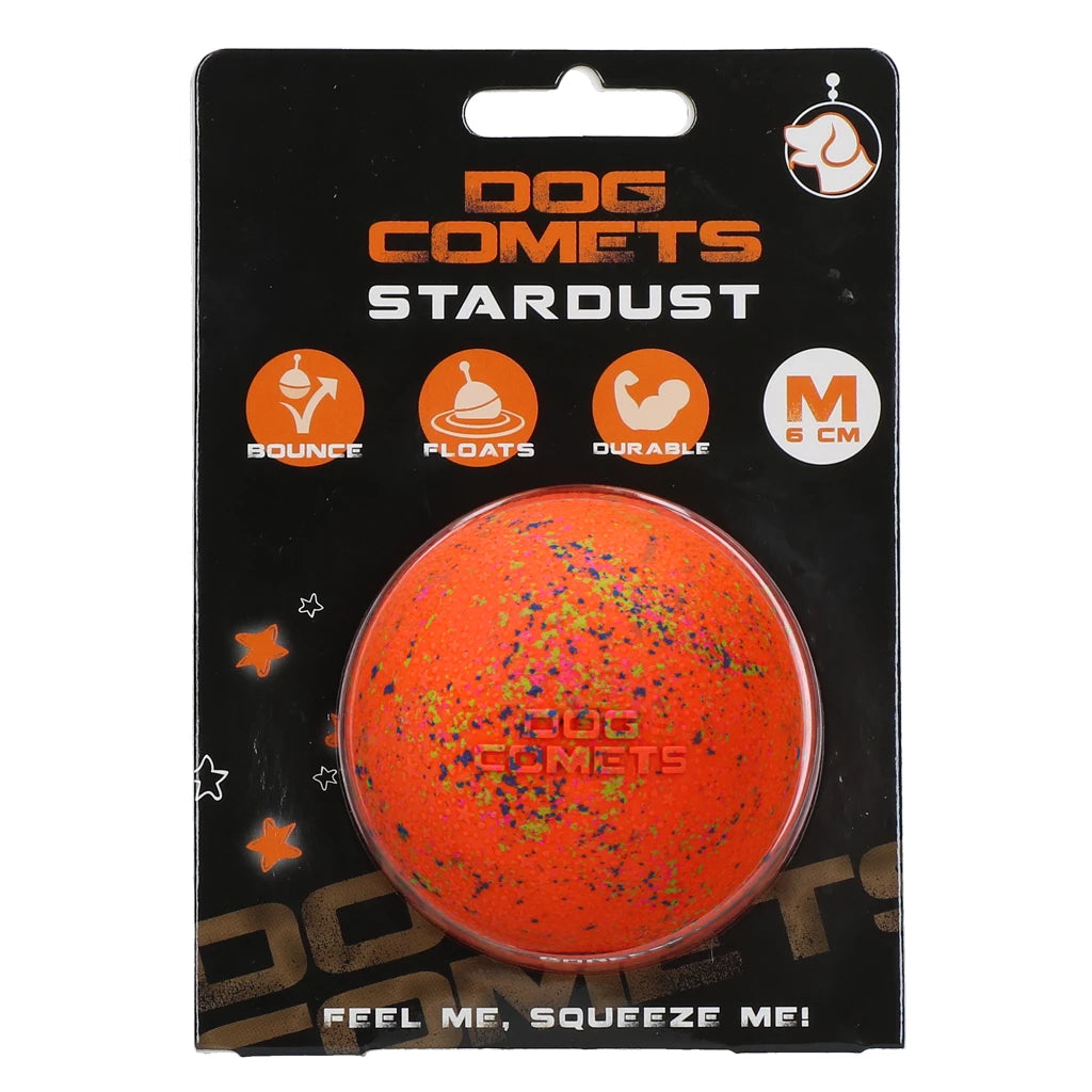 Hundespielzeug-Dog-Comets-Stardust-Ball-Orange-M