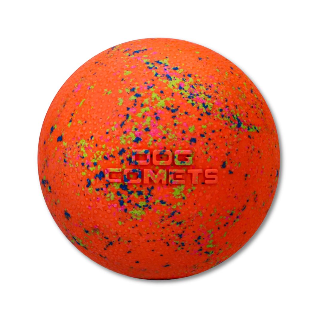 Hundespielzeug-Dog-Comets-Stardust-Ball-Orange