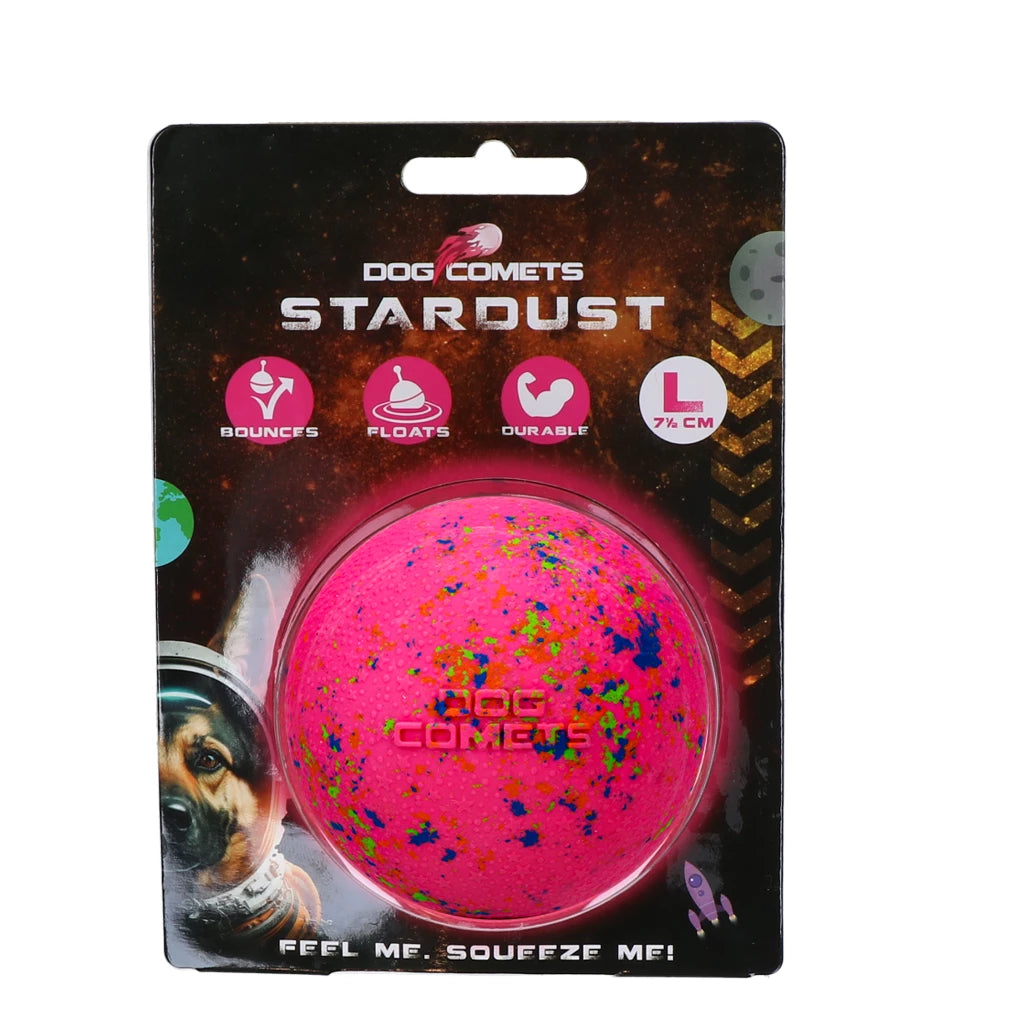 Hundespielzeug-Dog-Comets-Stardust-Ball-Rosa-L