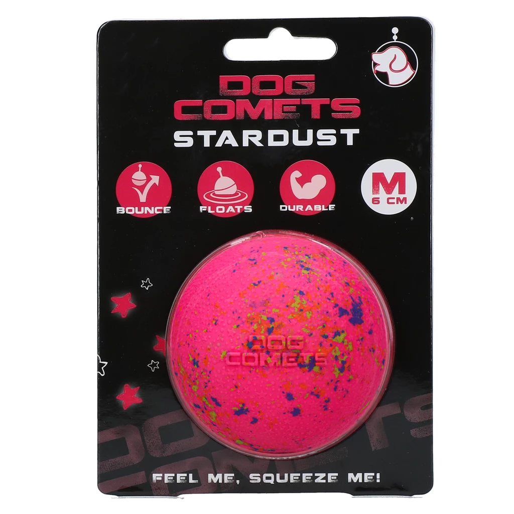 Hundespielzeug-Dog-Comets-Stardust-Ball-Rosa-M