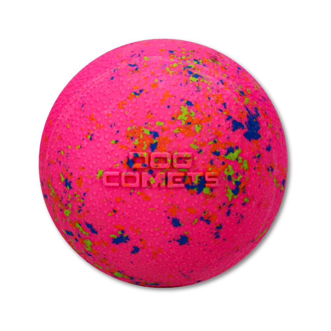 Hundespielzeug-Dog-Comets-Stardust-Ball-Rosa
