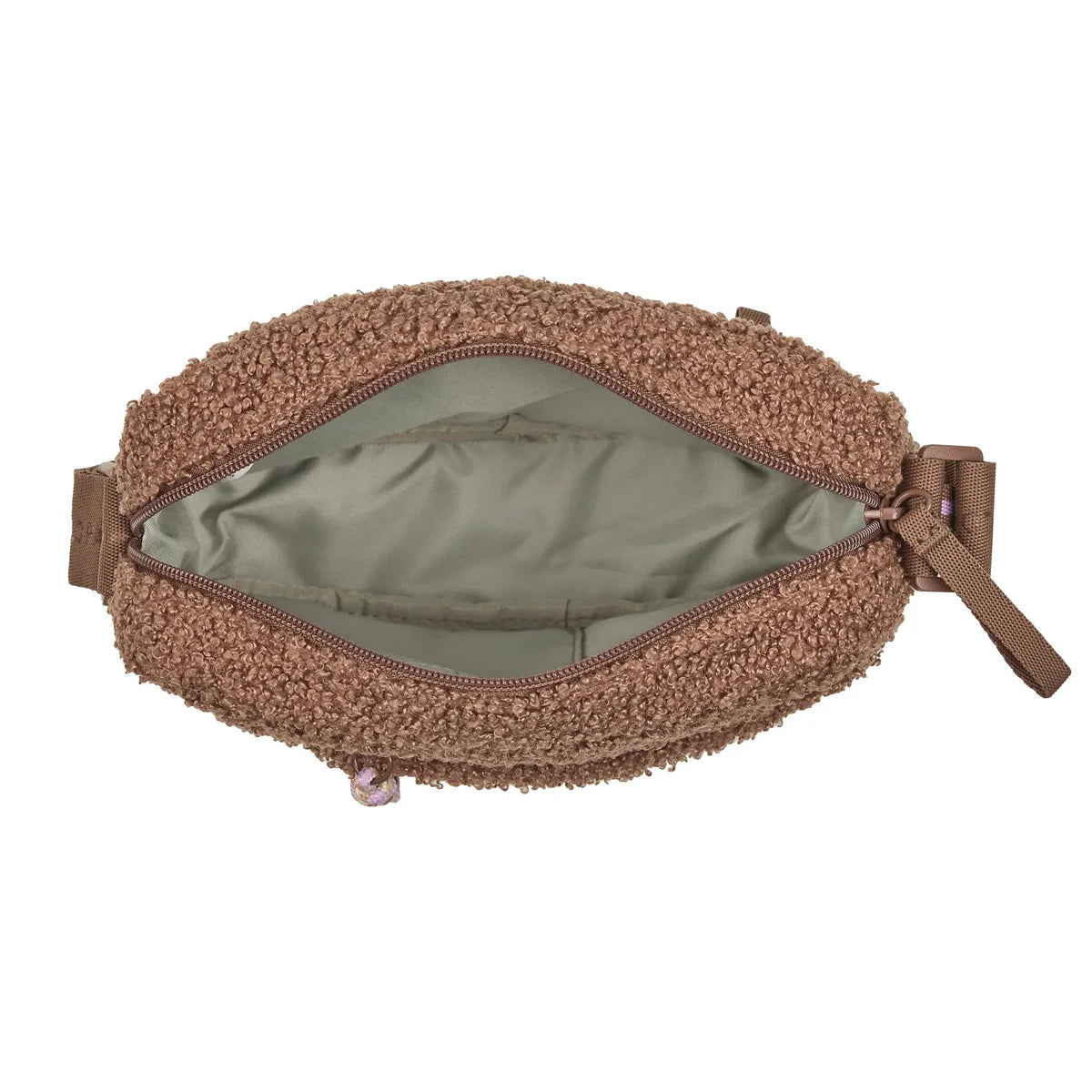 Square Bag Noka Teddy-Fleece Braun