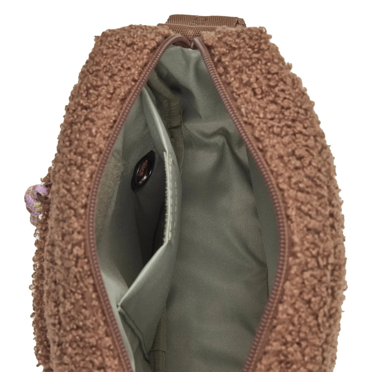 Square Bag Noka Teddy-Fleece Braun