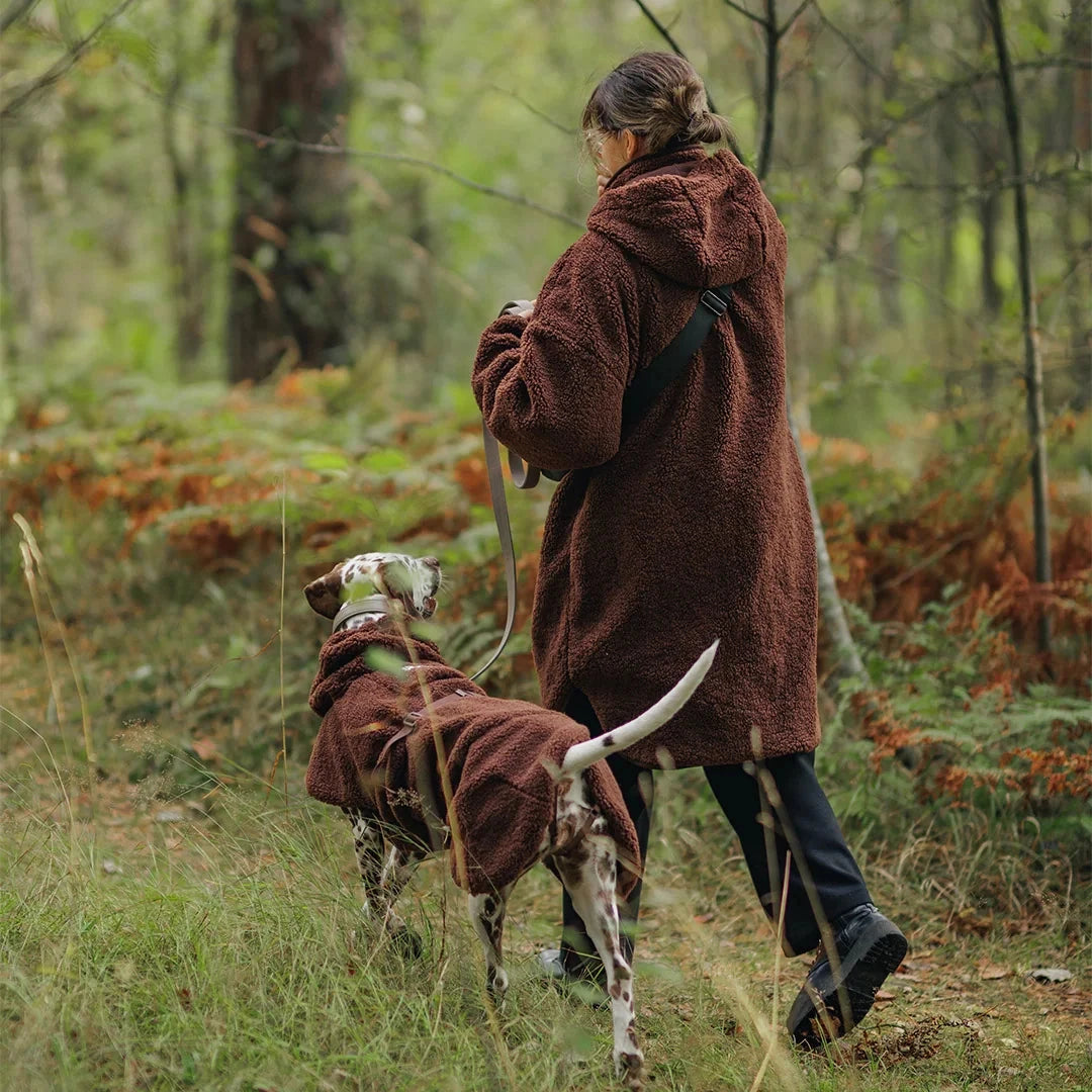Hundepullover Sherpa Chocolate
