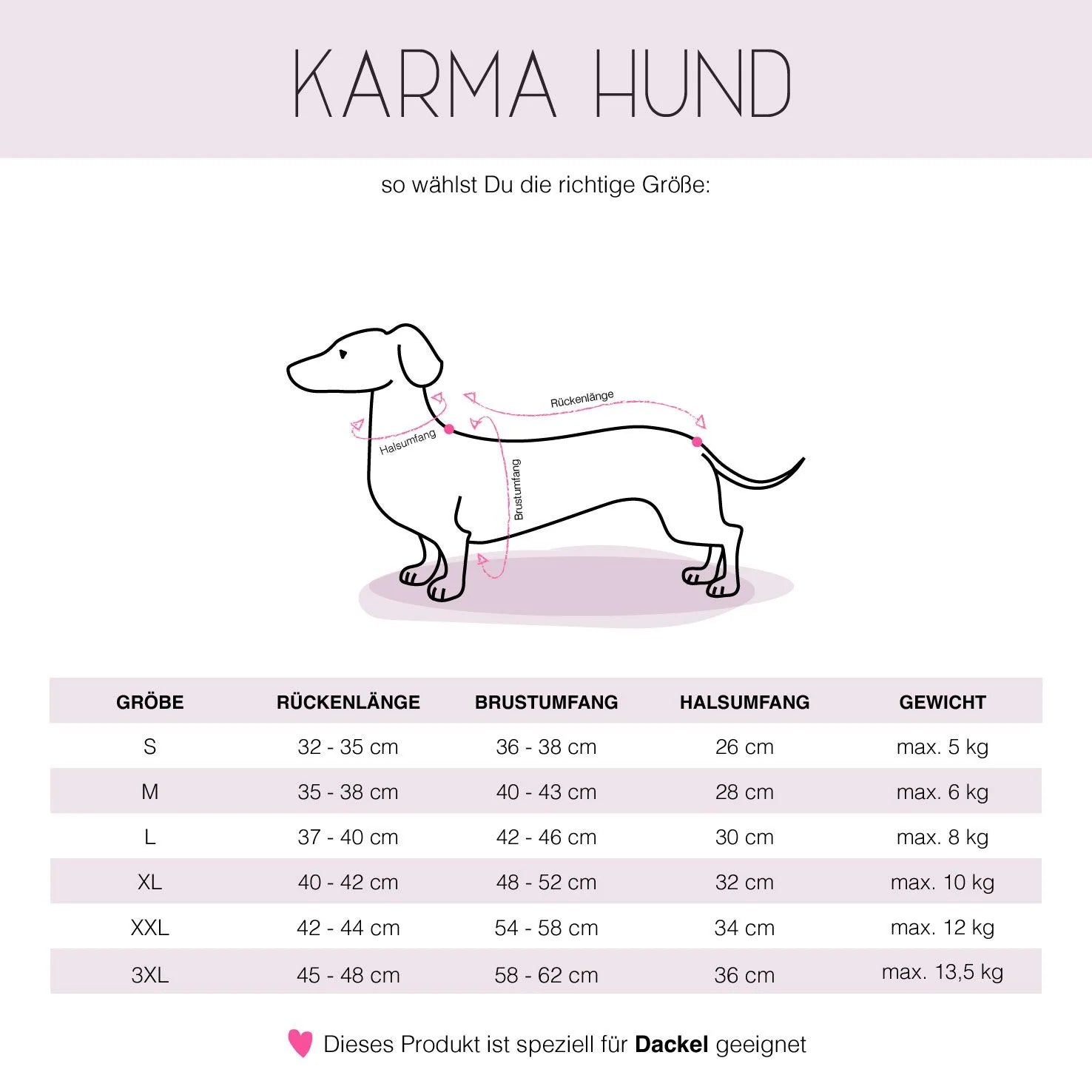 Karma-Hund-Tabelle-Dackel-Bekleidung-DE