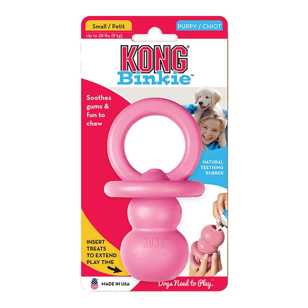 Kong-Puppy-Binkie-Rosa-S