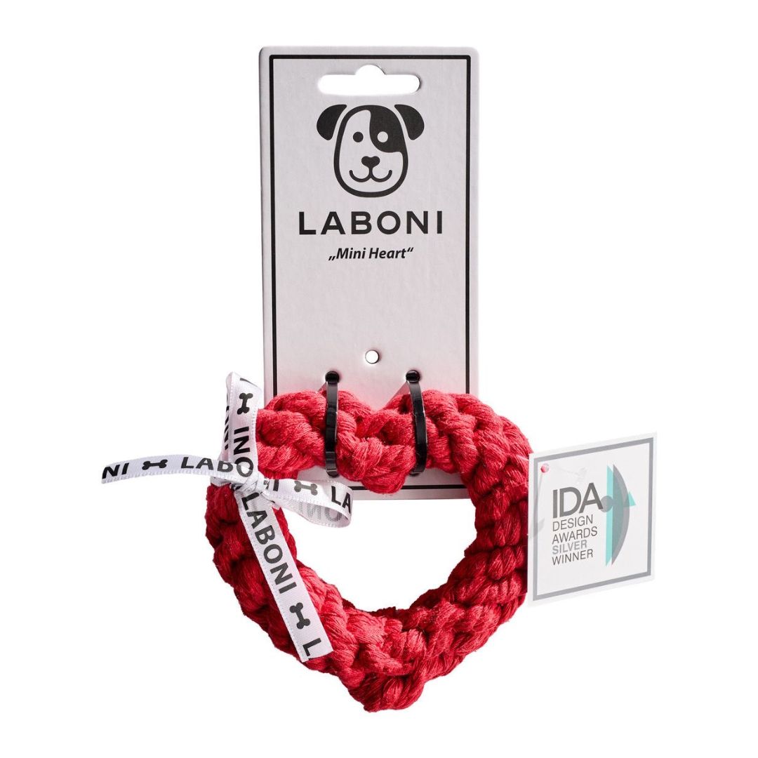Laboni-Hundespielzeug-Mini-Heart-Verpackung