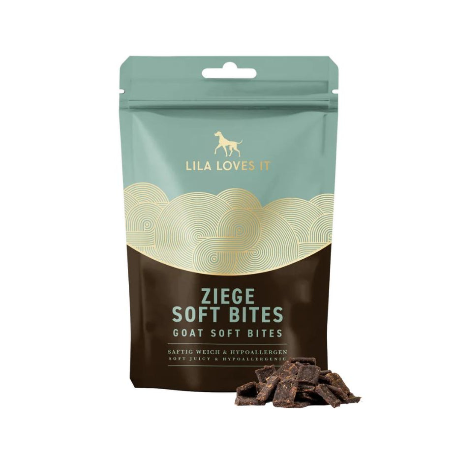 Lila-Loves-It-Soft-Bites-Hundeleckerlis-Ziege-350g