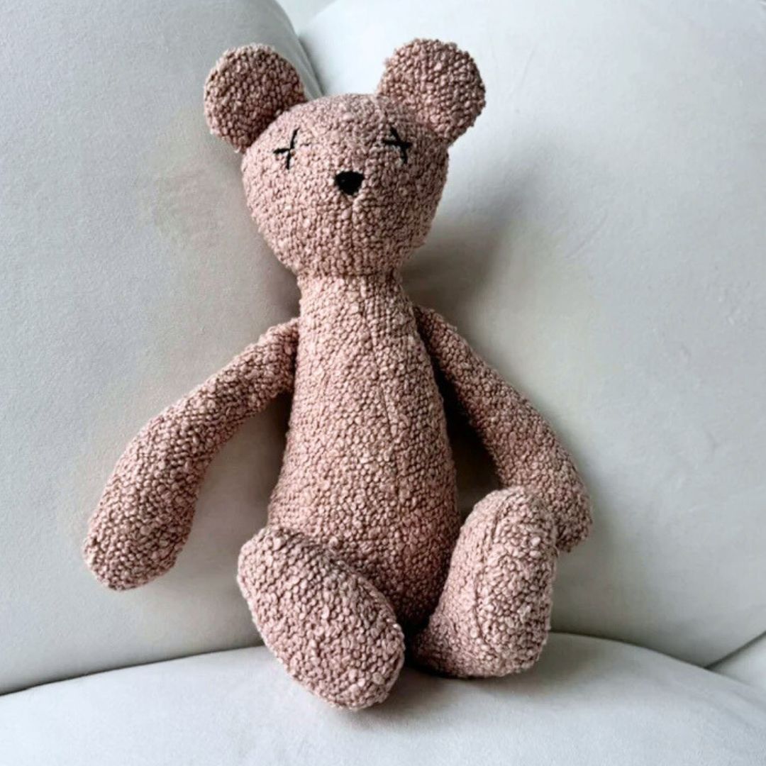 Lillabel-Hundespielzeug-Berty-Bear-Dusty-Pink