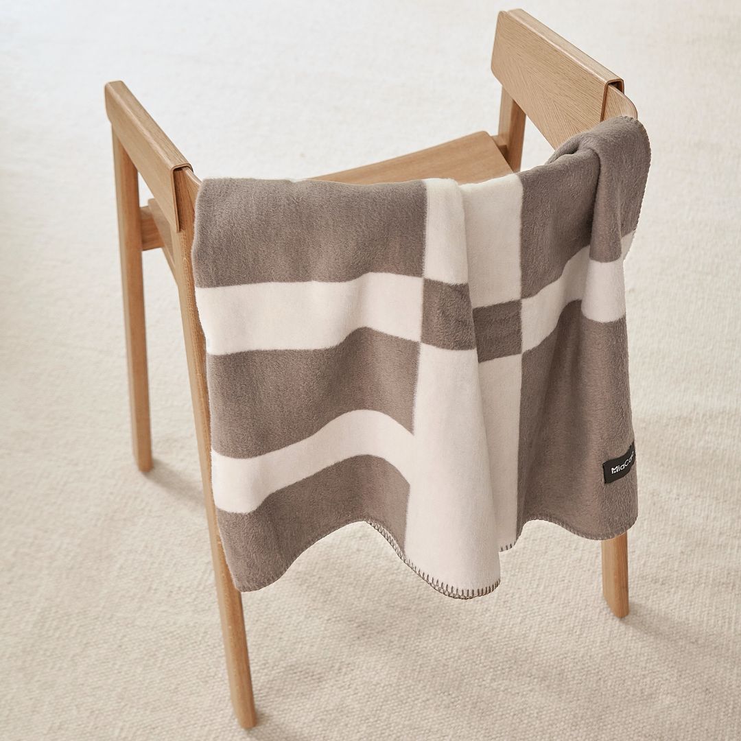 MiaCara-Hundedecke-Blocco-Taupe-Natur-Mood