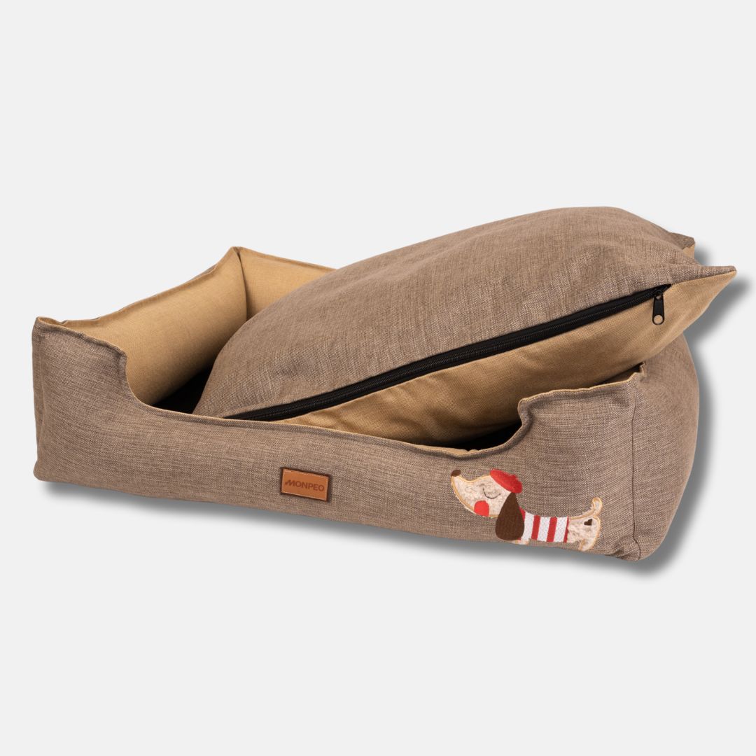 Monpeo-Hundebett-Le-Petit-Parisien-Kissen