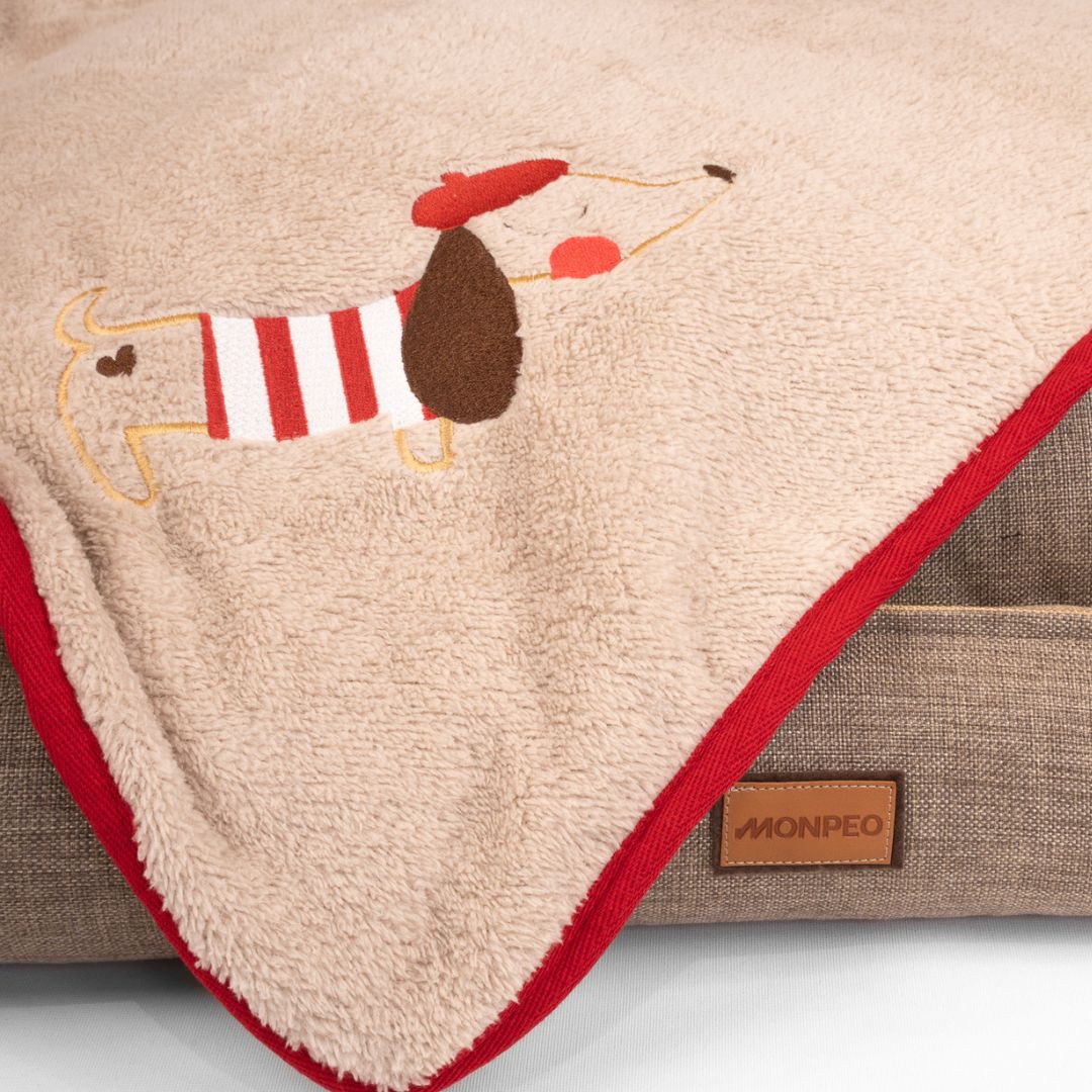 Monpeo-Hundedecke-Le-Petit-Parisien-Single-Layer-Detail