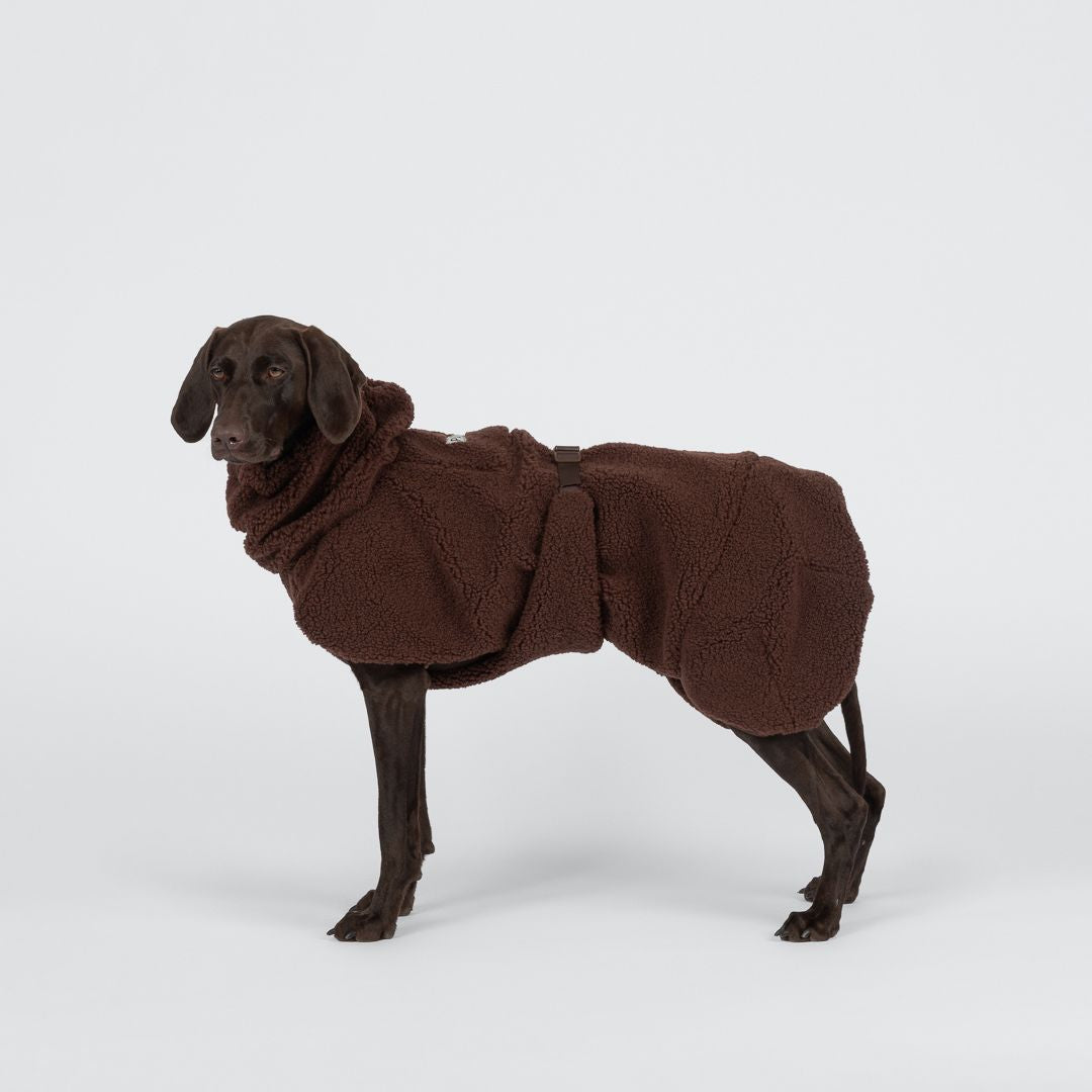 Hundepullover Sherpa Chocolate