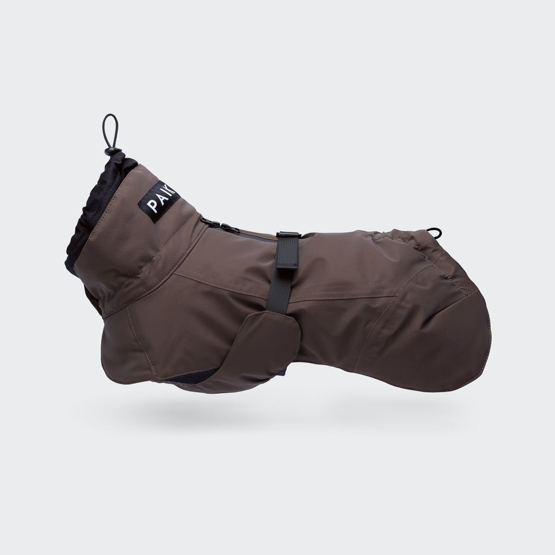 Paikka-Hundewintermantel-Seawool-Chocolate