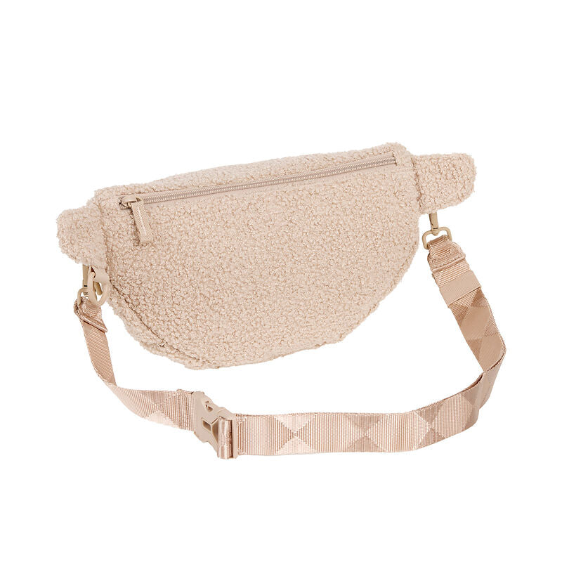 Palopa-Gassitasche-Emma-Teddy-Fleece-Beige-Rückseite