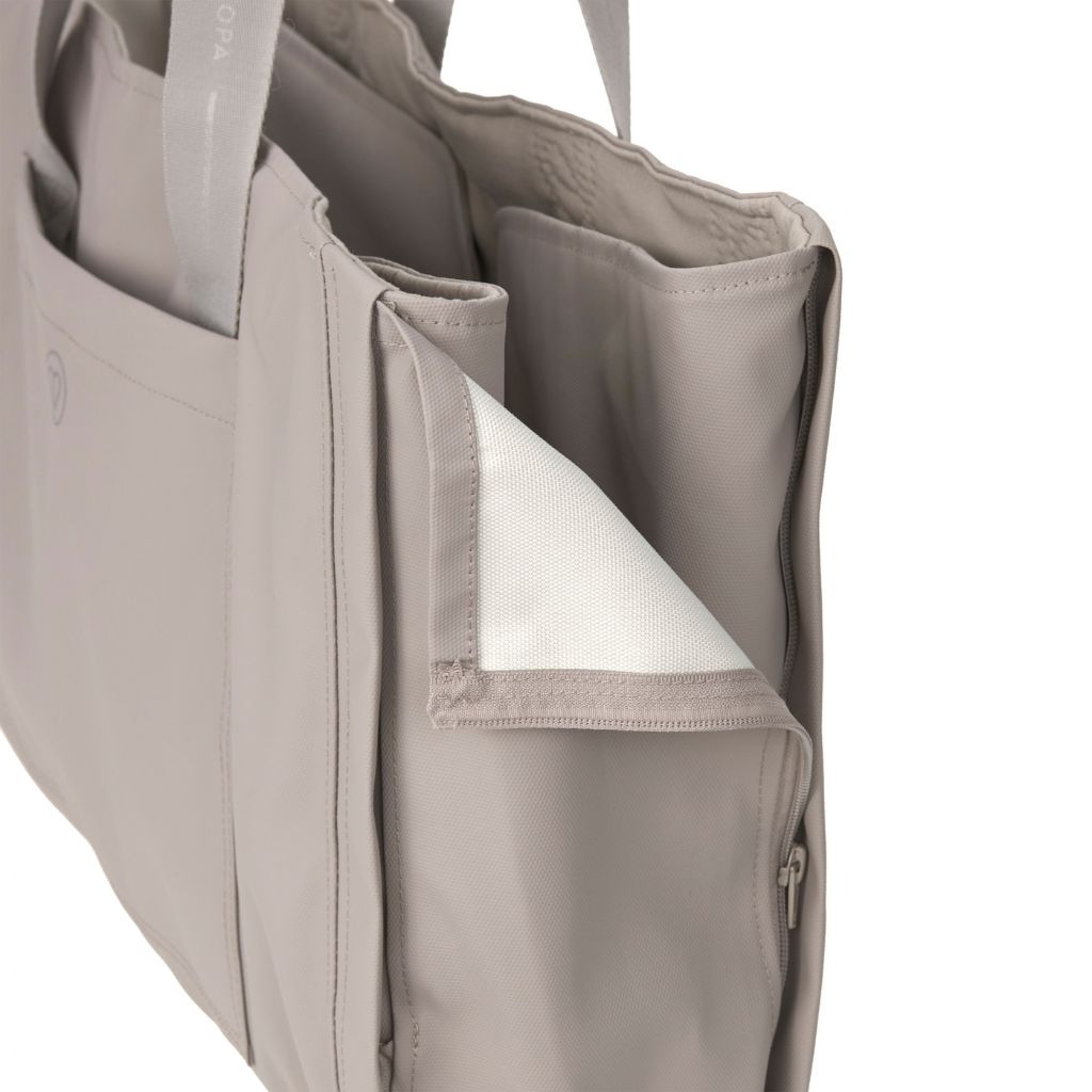 Palopa-Hundemattentasche-Nobo-Coated-Taupe-Detail