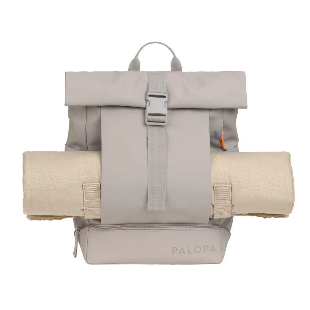 Palopa-Rolltop-Rucksack-Yoska-Taupe-Matte