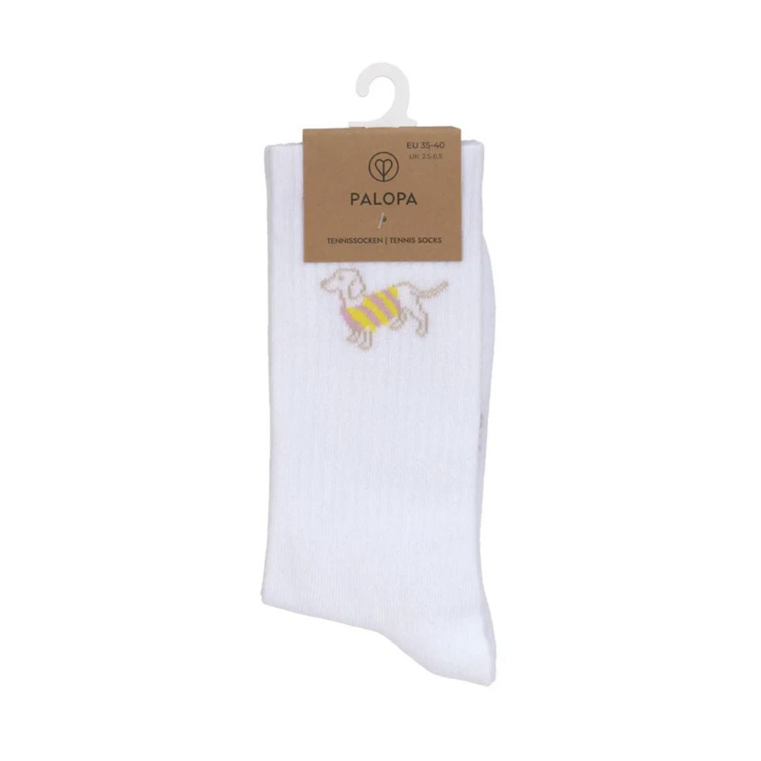 Palopa-Tennissocken-Badger-Dog-Verpackung