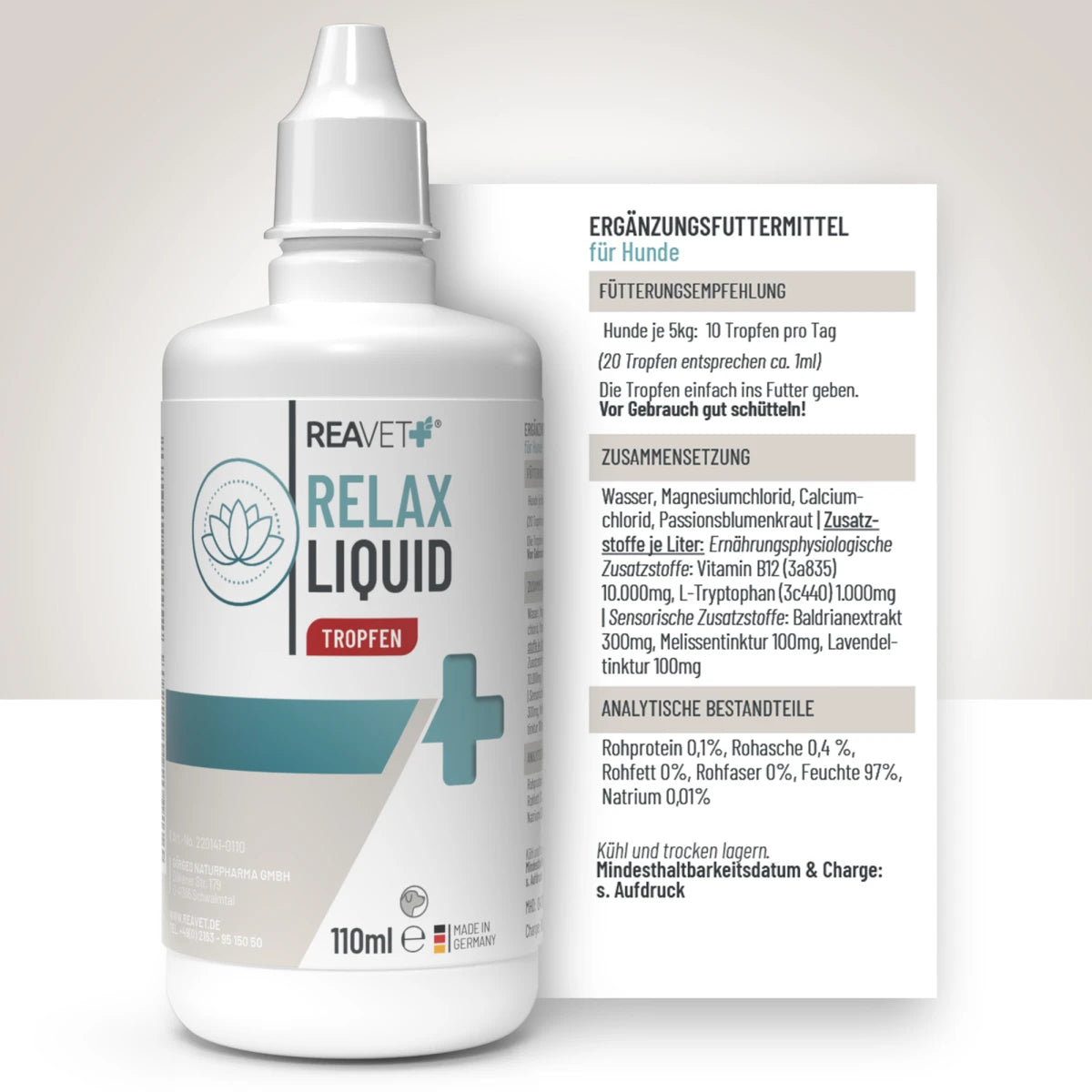 ReaVET-Relax-Liquid-Etikett