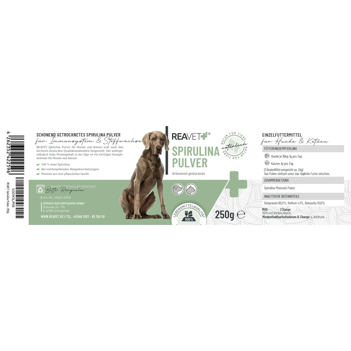 ReaVet-Spirulina-Pulver-Etikett