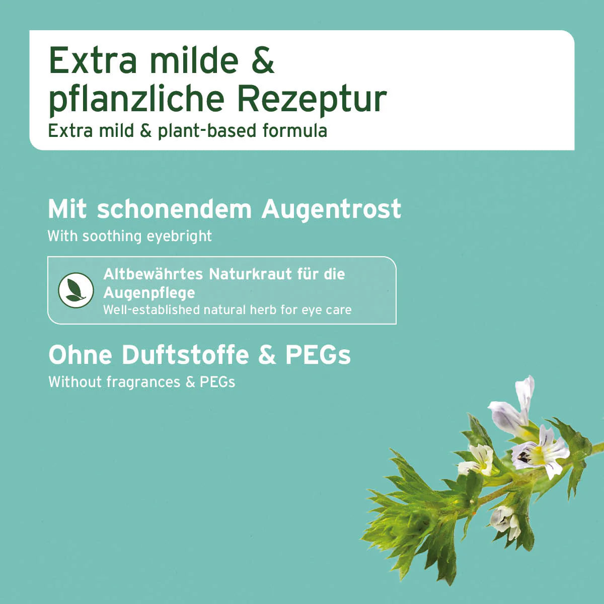 Sanfte Augenpflege mit Augentrost