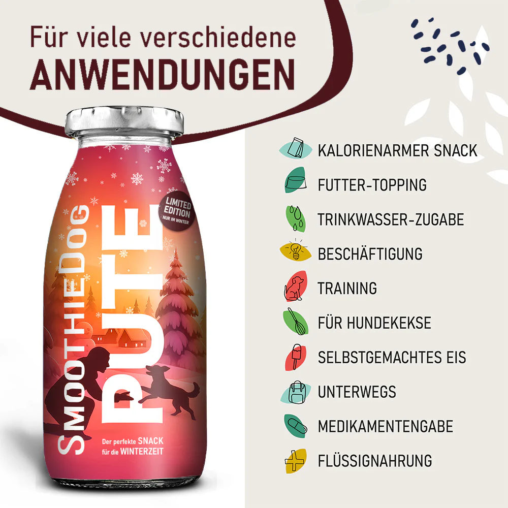 SmoothieDog-Hundesmoothie-Winter-Edition-Pute-Anwendung