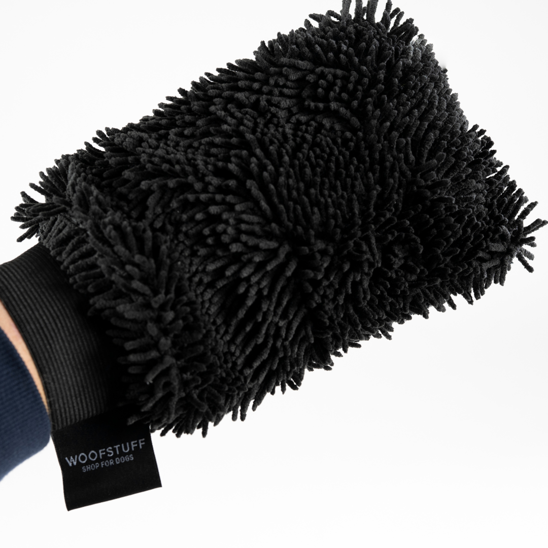 WOOFSTUFF-Hunde-Trockenhandschuh-Quick-Dry-Anthrazit