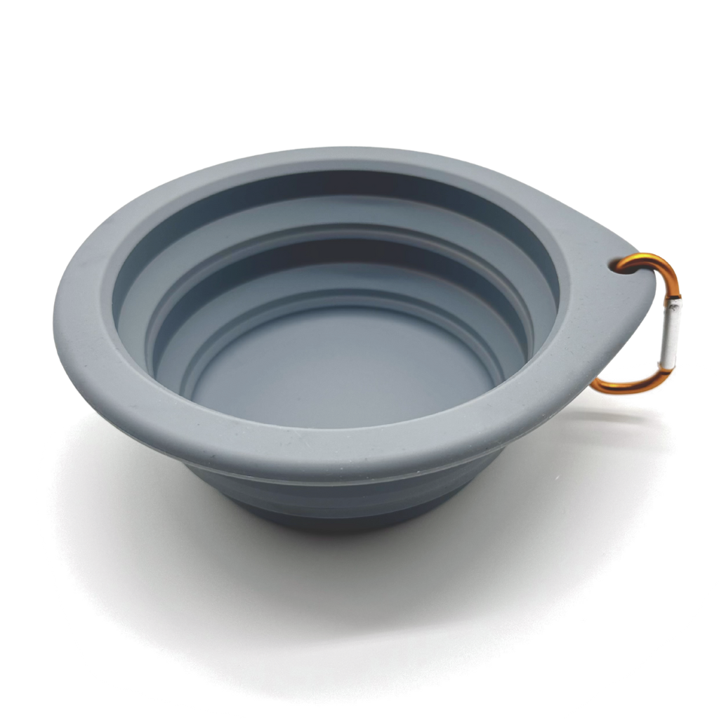 Woofstuff-Faltbarer-Reisenapf-The-Solo-Bowl-Grey2