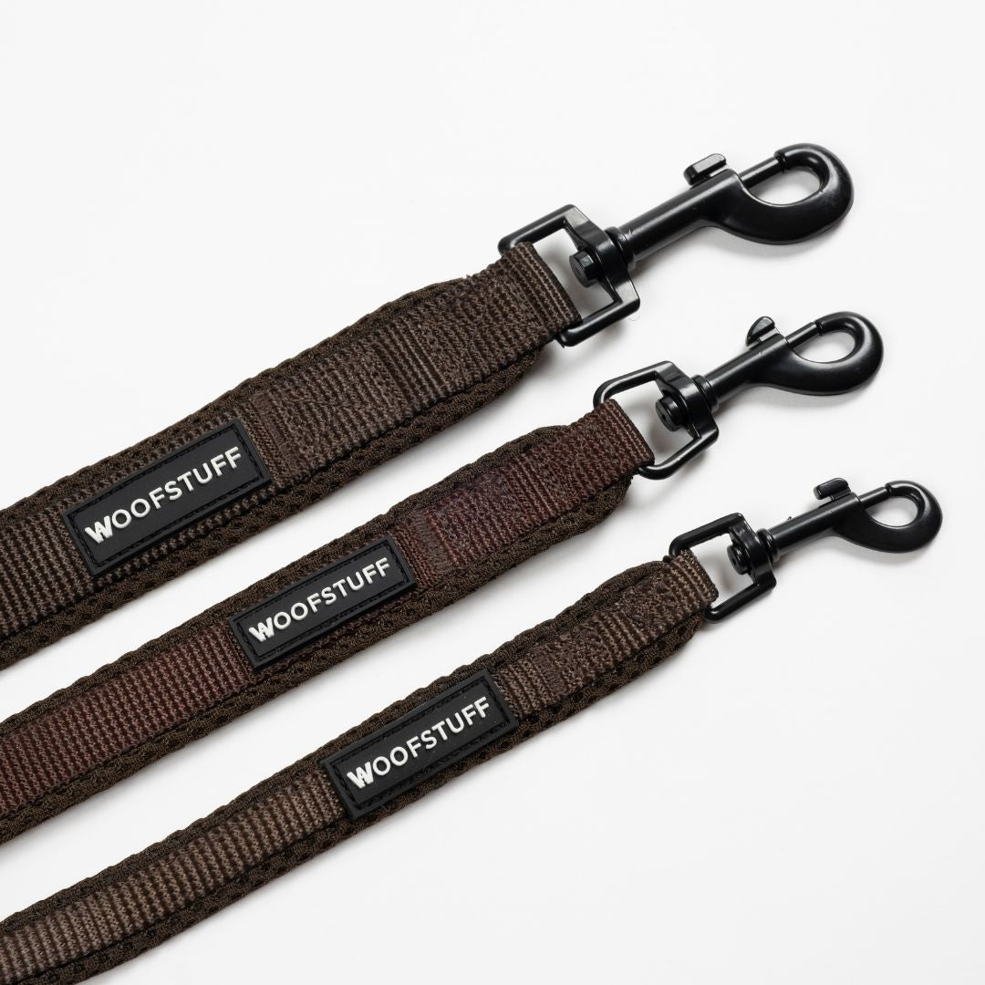 Woofstuff-Hundeleine-Nova-Chocolate-Karabiner