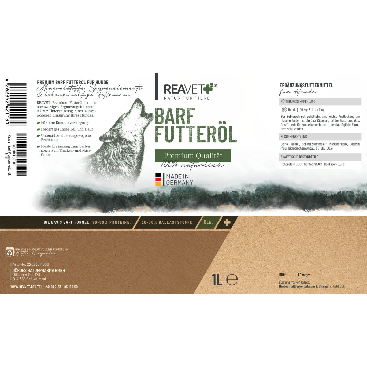 Barf Premium Futteröl