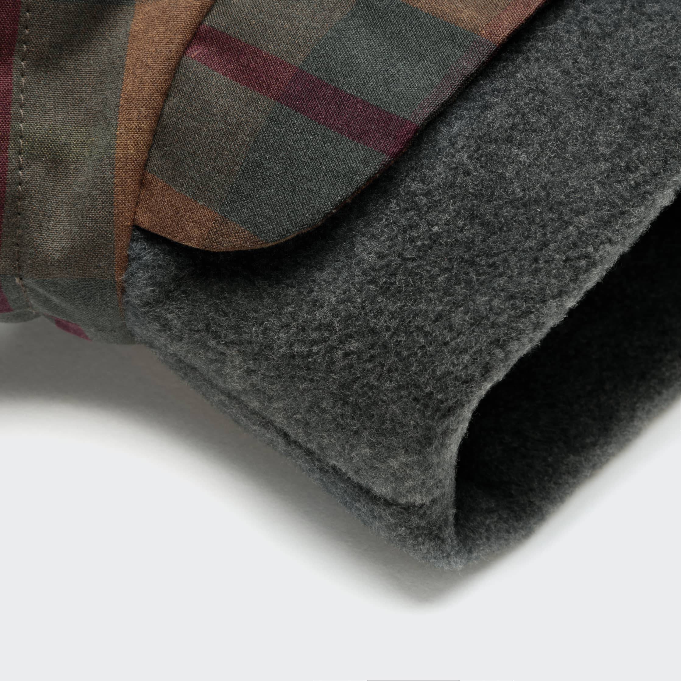 cloud7-Hundemantel-Brooklyn-Dackel-Waterproof-Waxed-Tartan-Dackel-Kragen