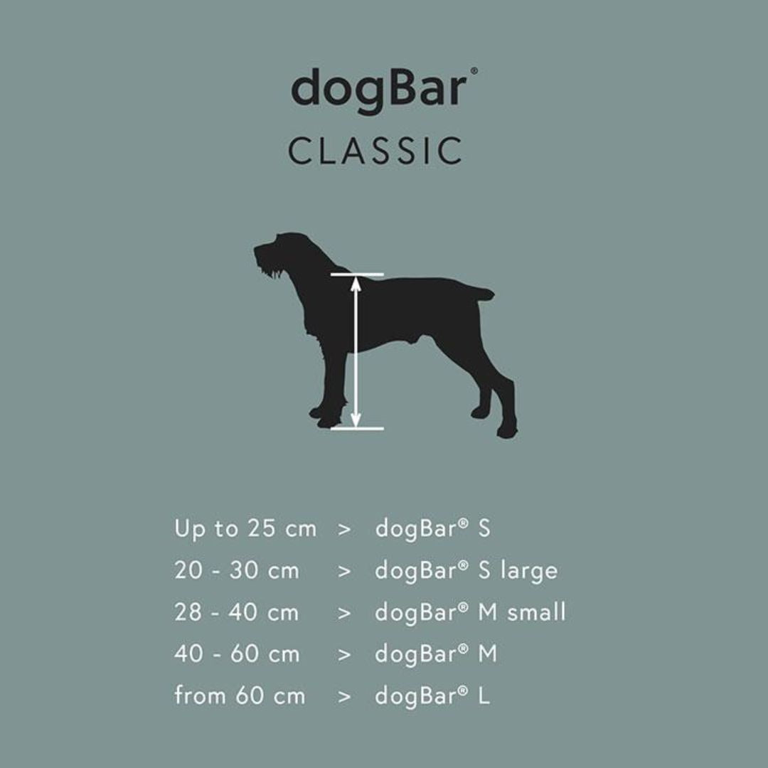 dogBar-Napfständer-Sizechart