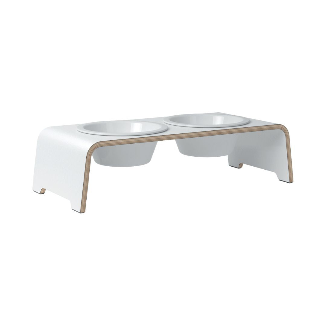 dogBar-Napfständer-Weiß-Porzellan-MSmall