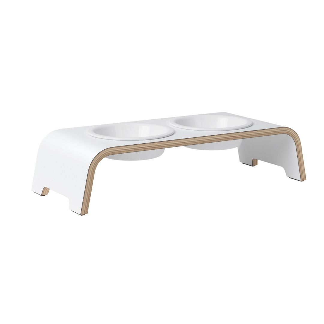 dogBar-Napfständer-Weiß-Porzellan-SLarge
