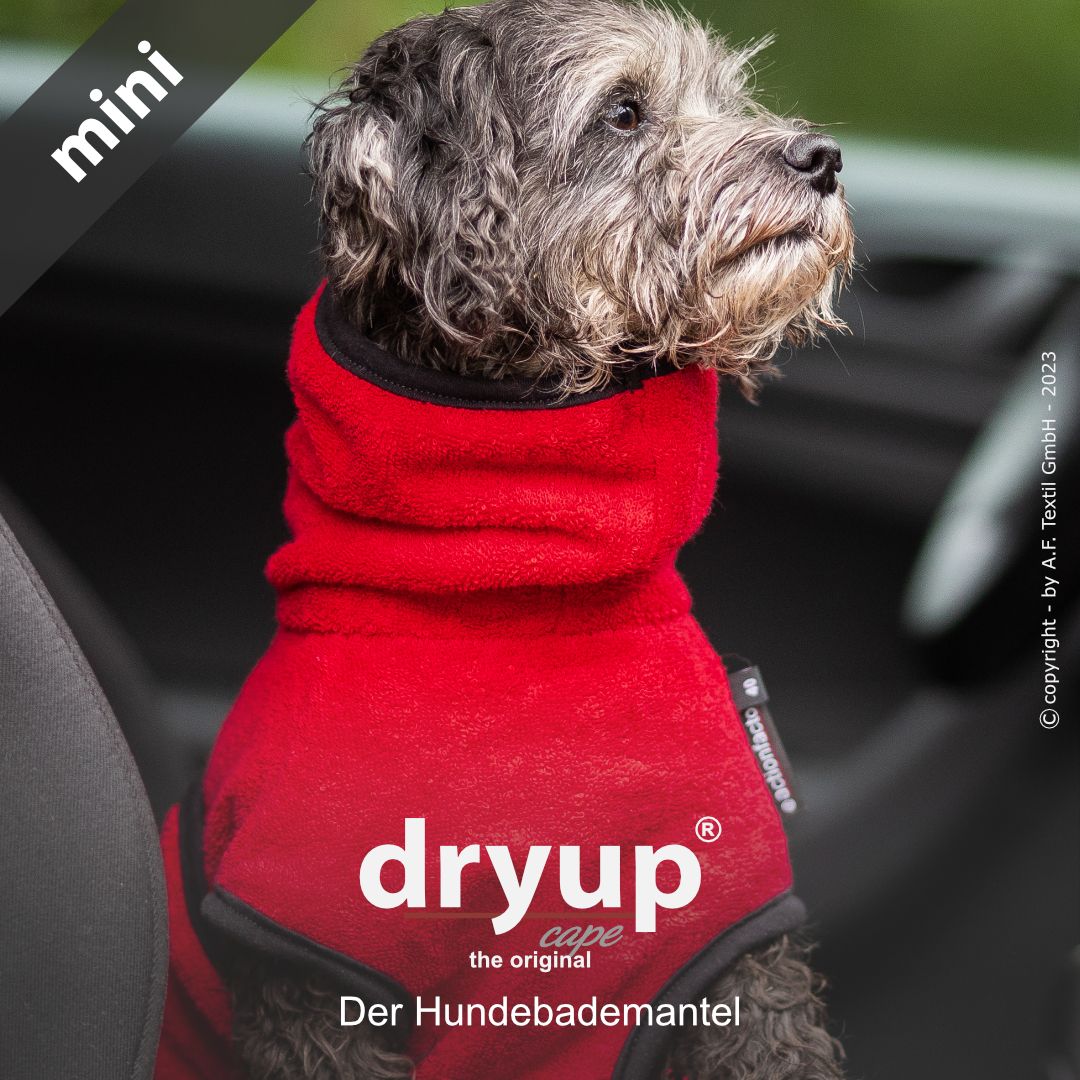 Hundebademantel-Dryup-Cape-Mini-Red-Pepper