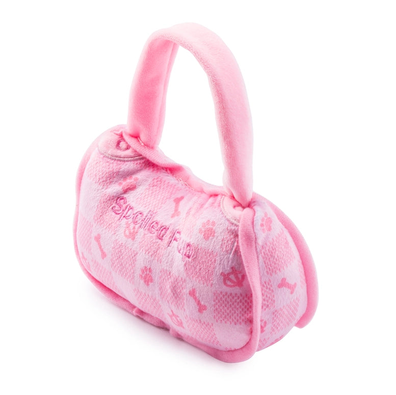 Chewy-Vuiton-Pink-Checker-Handtasche-Rückseite