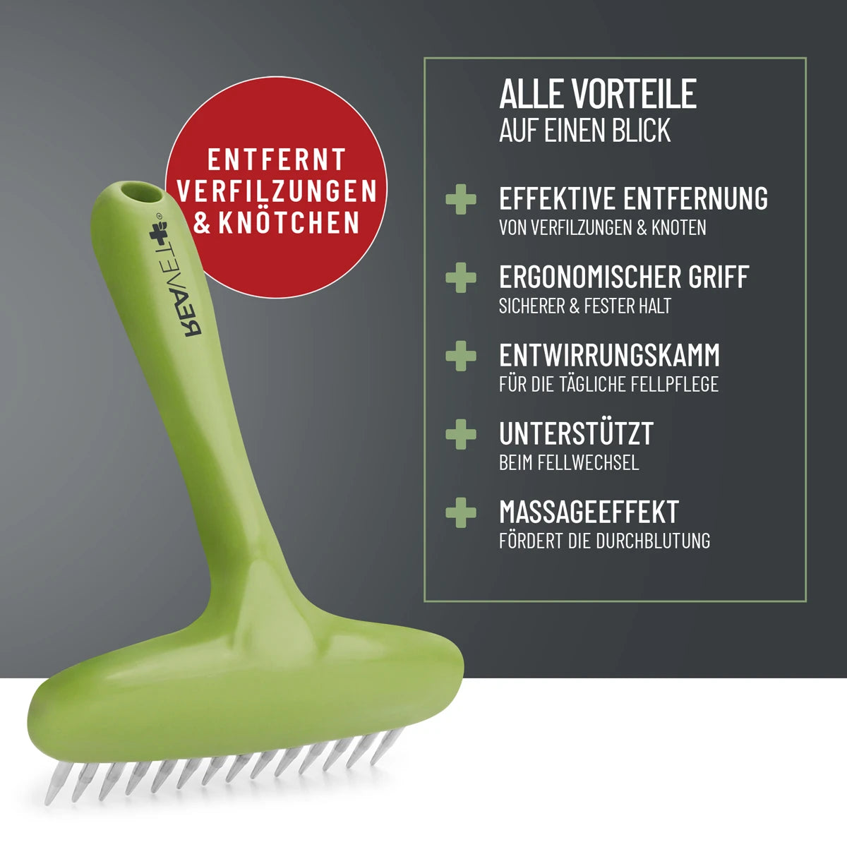 ReaVetFellstriegel-Vorteile