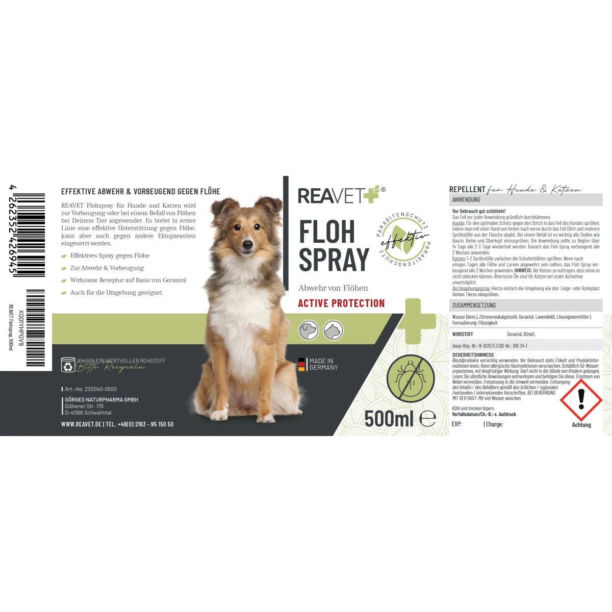 ReaVet-Flohspray-Etikett-500ml