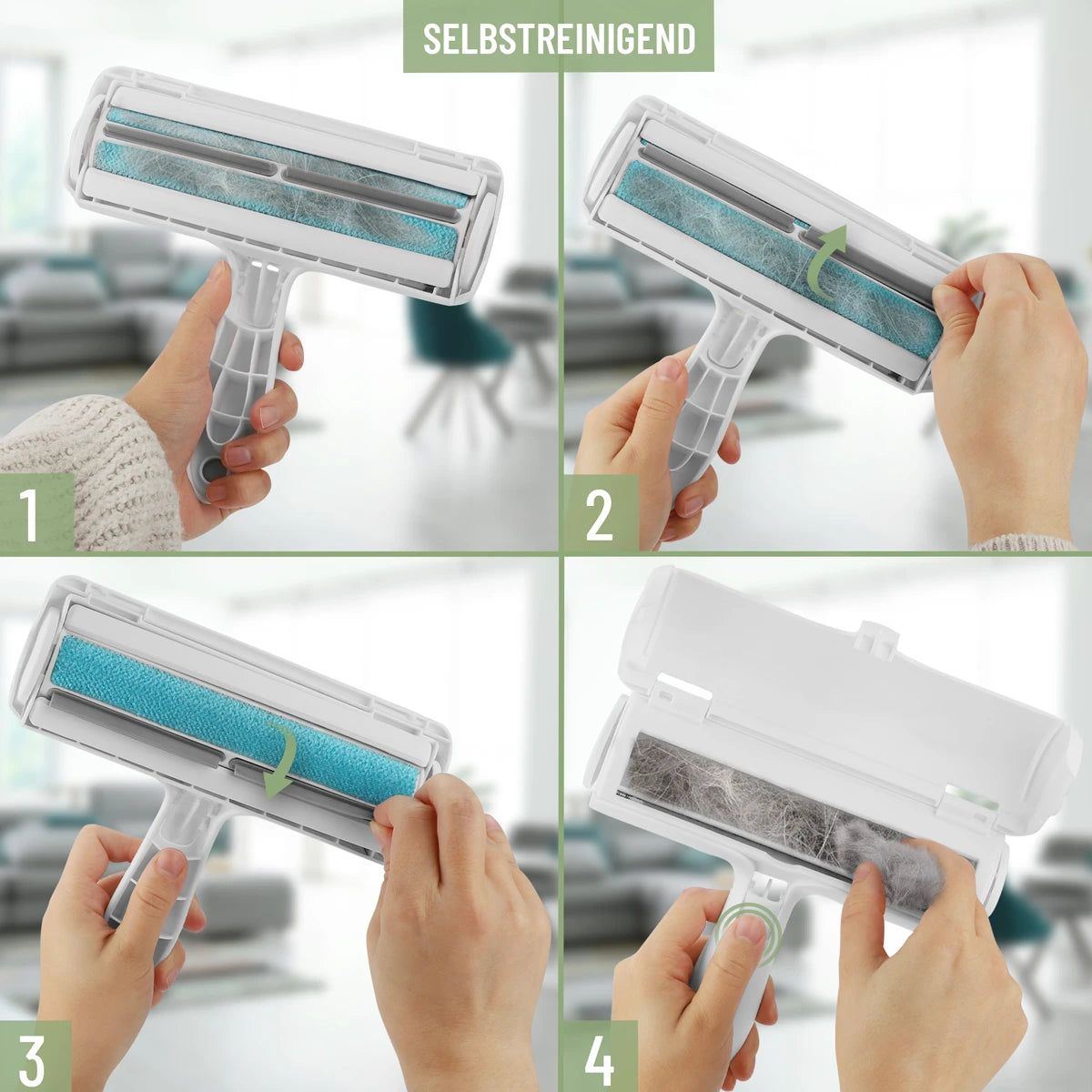 ReaVET-Fusselschreck-Tierhaar-Cleaner-Anwendung