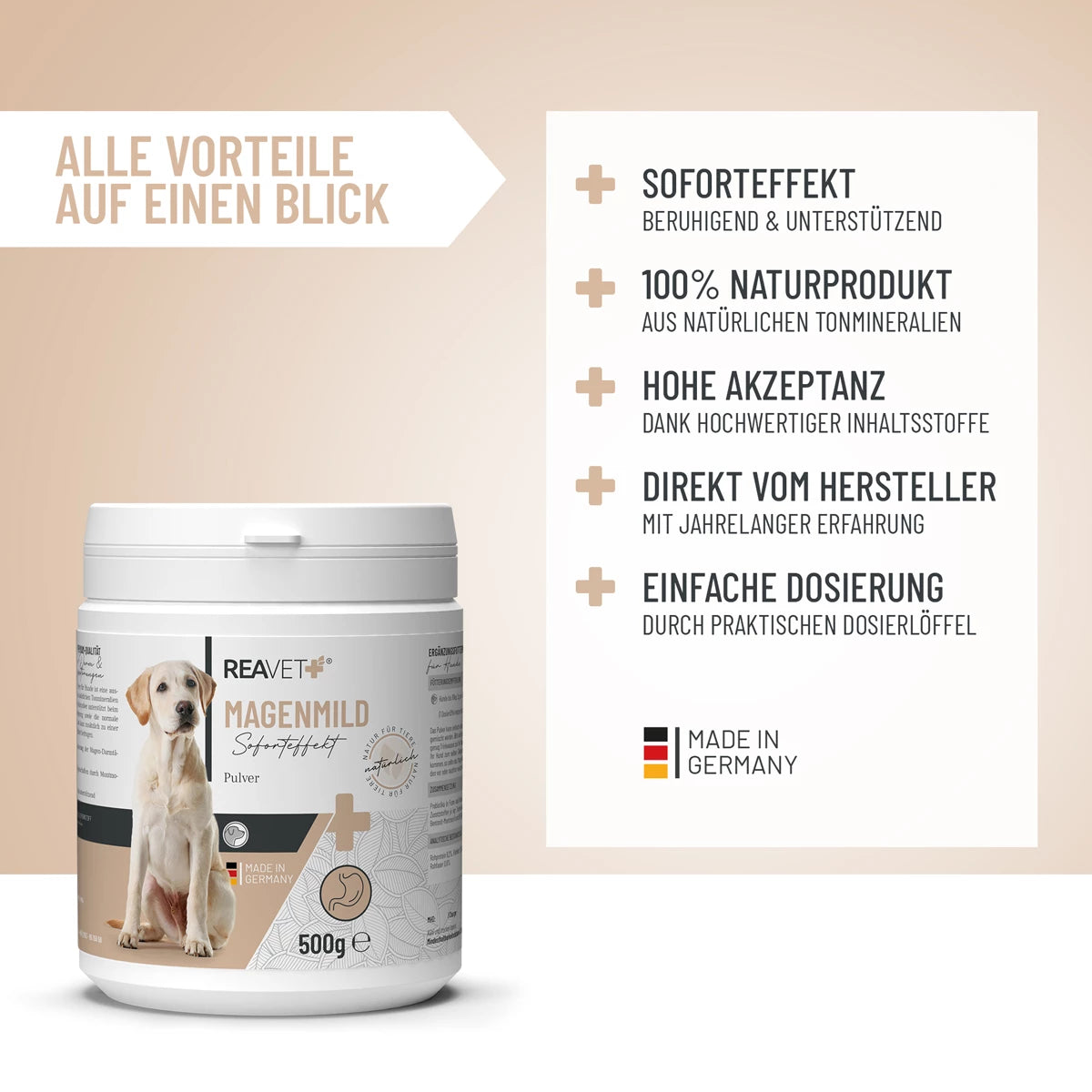 ReaVet-Magen-Mild-Pulver-Wirkung