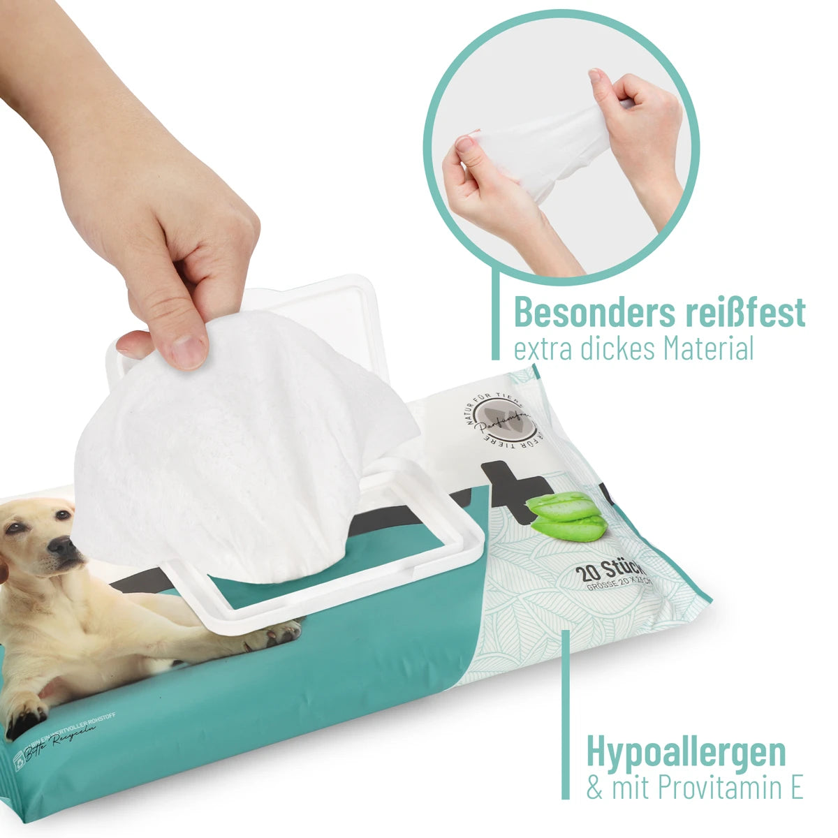 ReaVet-Premium-Pflegetücher-mit-Aloe-Vera-Detail