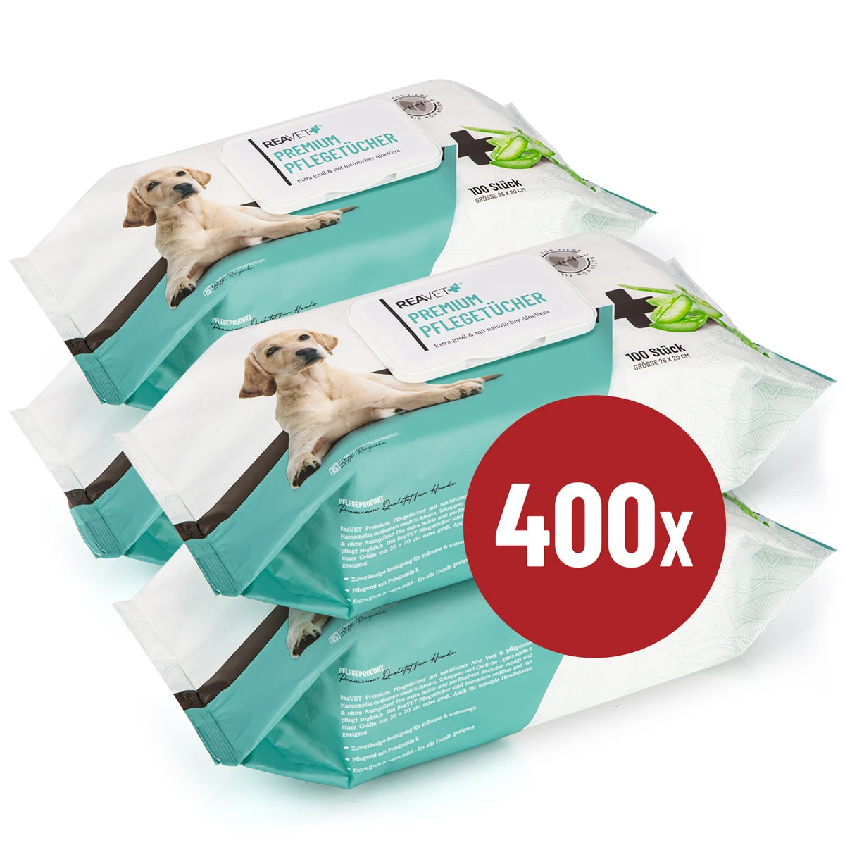 ReaVet-Premium-Pflegetücher-mit-Aloe-Vera-4x100Stk.