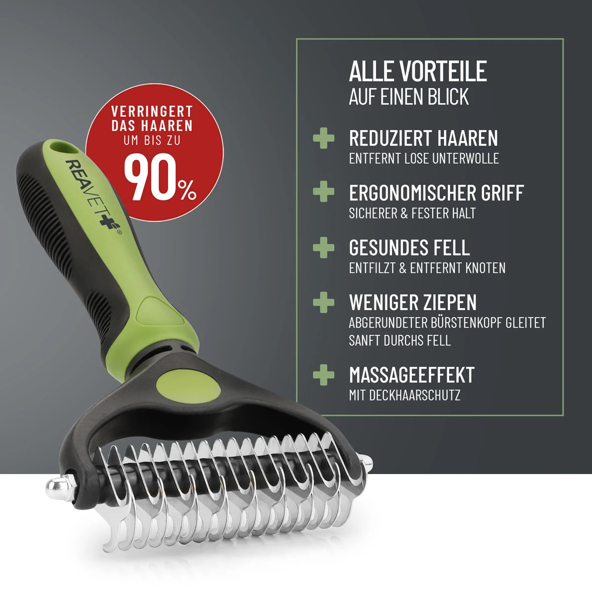 ReaVET-Unterwollbürste-Vorteile