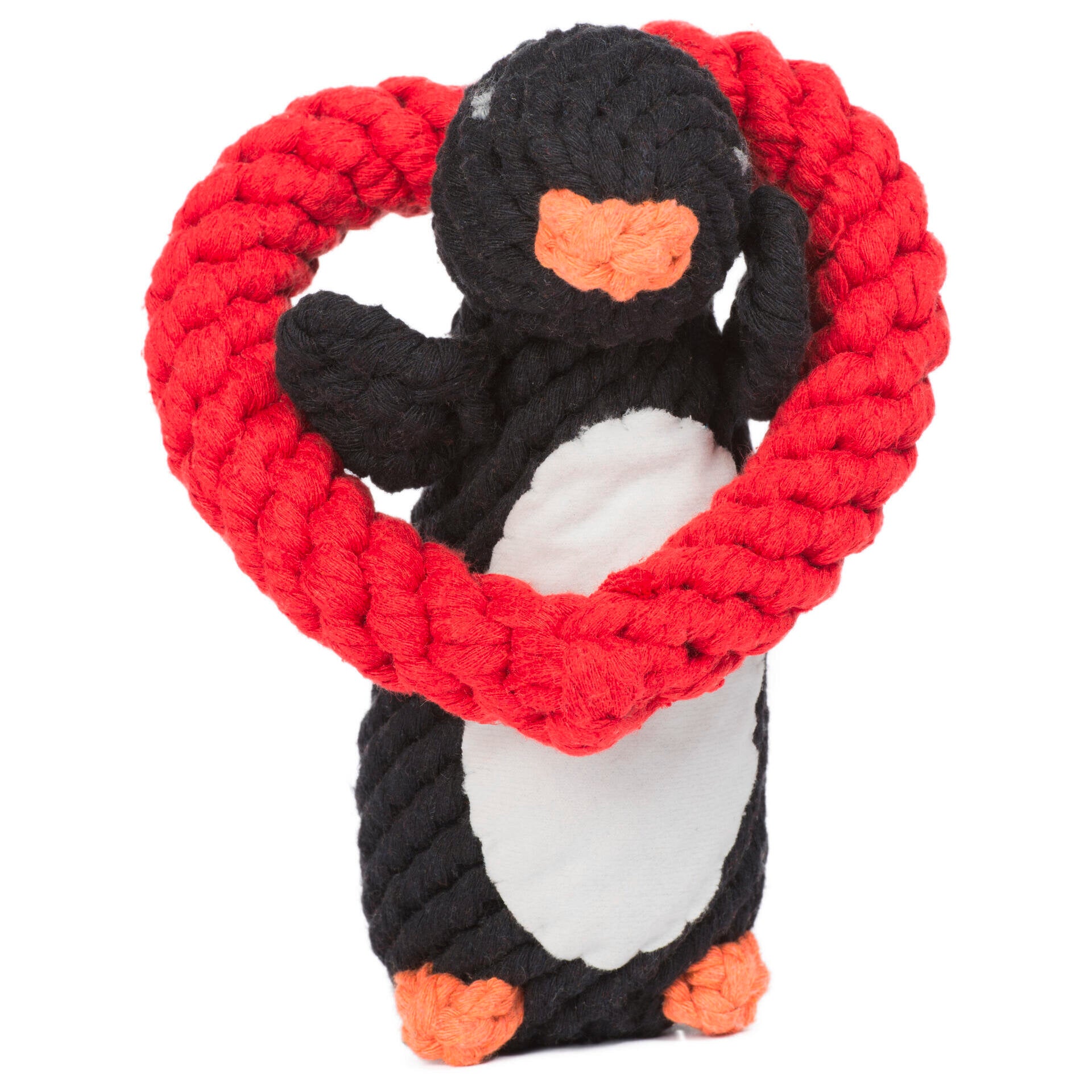Laboni-Hundespielzeug-Poldi-Pinguin-Herz