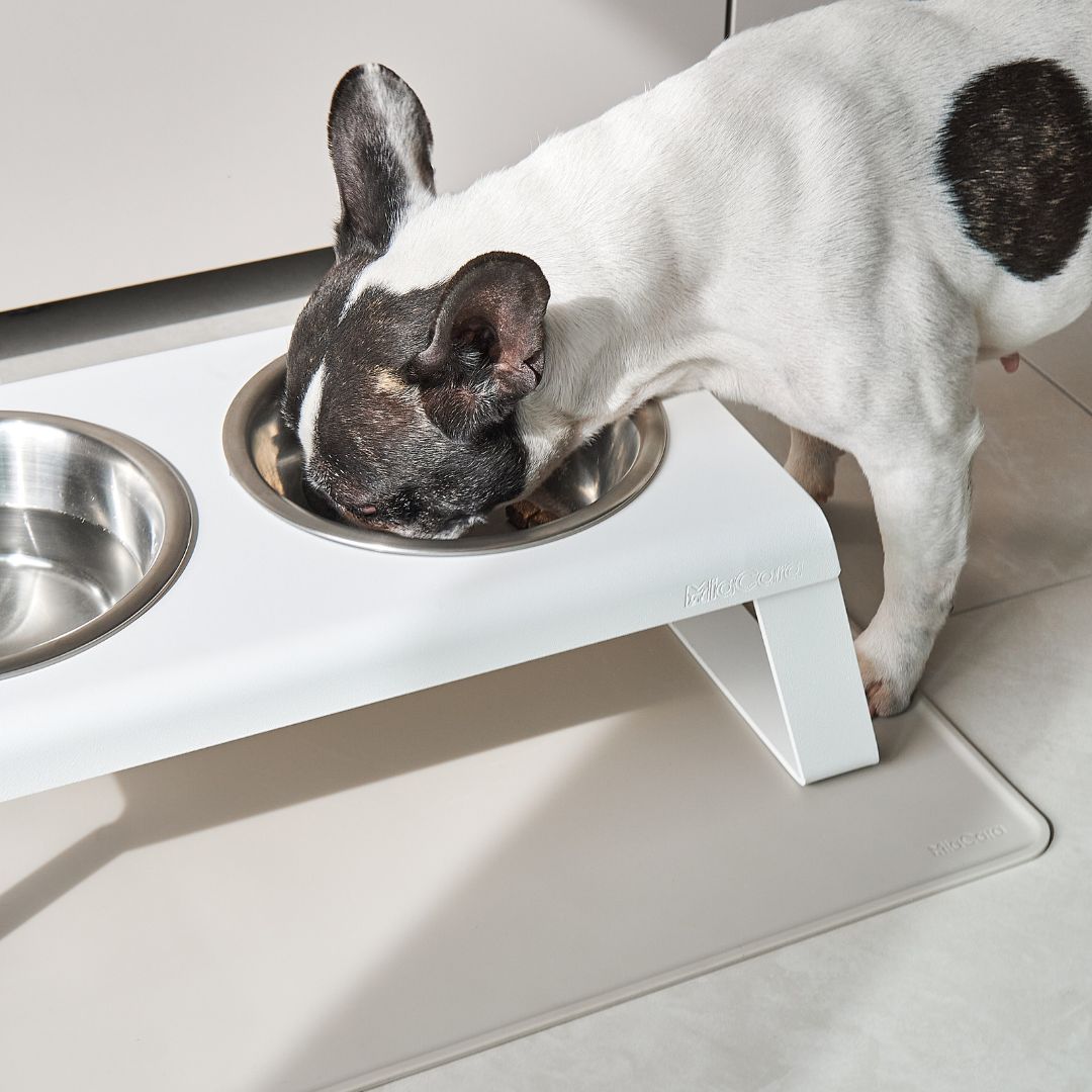 MiaCara-Napfunterlage-Napfmatte-Tova-Greige-Desco-Hund