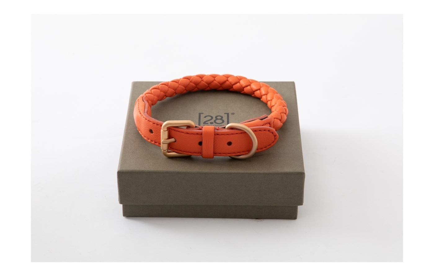 2.8-duepuntootto-ferdinando-leather-collar-hundehalsband-tangerine-orange-verpackung